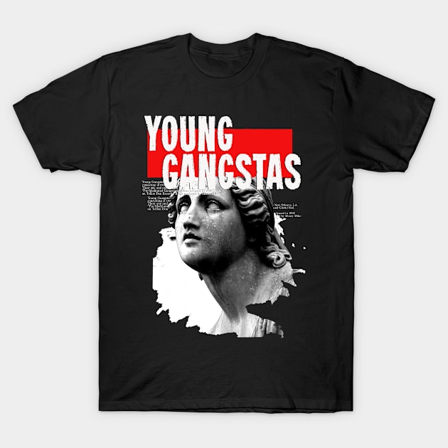 Young Gangstas hiphop T-Shirt by couldbeanything